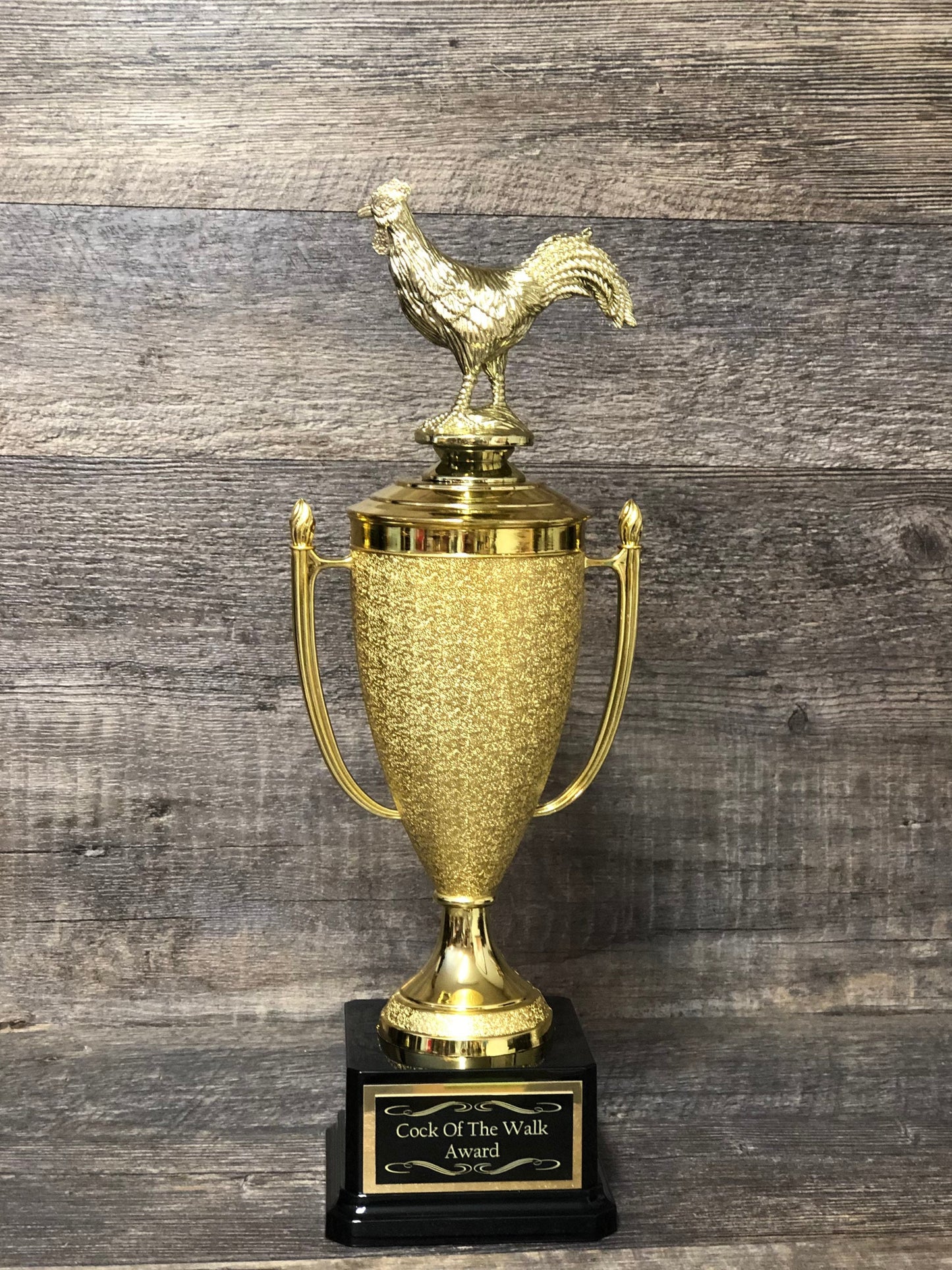Funny Trophy Cock Of The Walk Award Biggest Cock Rooster Award Best Chicken Wings BBQ Cook Off Trophy Hot Wings Champion Funny Award
