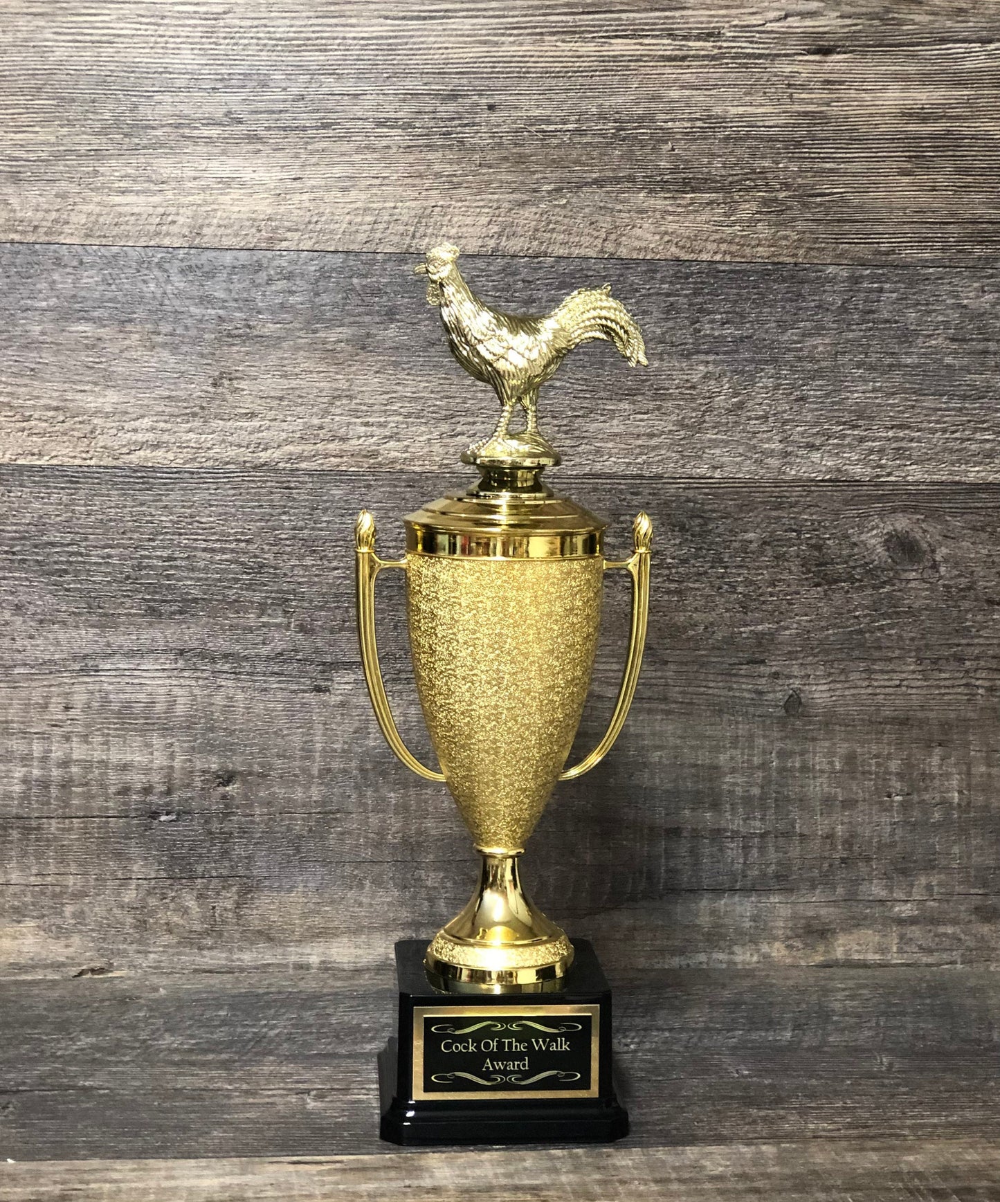 Funny Trophy Cock Of The Walk Award Biggest Cock Rooster Award Best Chicken Wings BBQ Cook Off Trophy Hot Wings Champion Funny Award