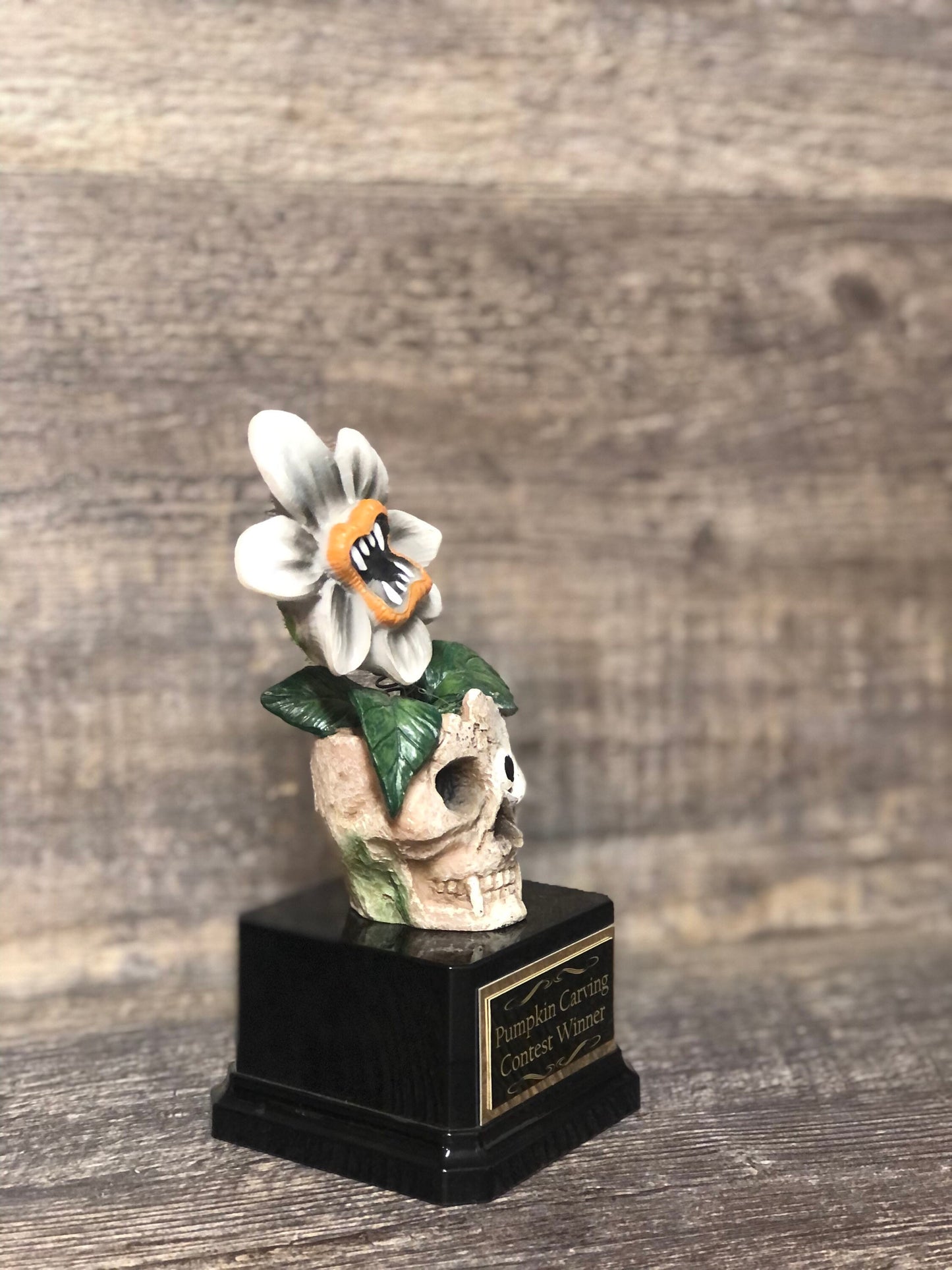 Halloween Trophy Skull Bobble Head Halloween Pumpkin Carving Contest Trophy Best Costume Contest Jack O Lantern Halloween Decor