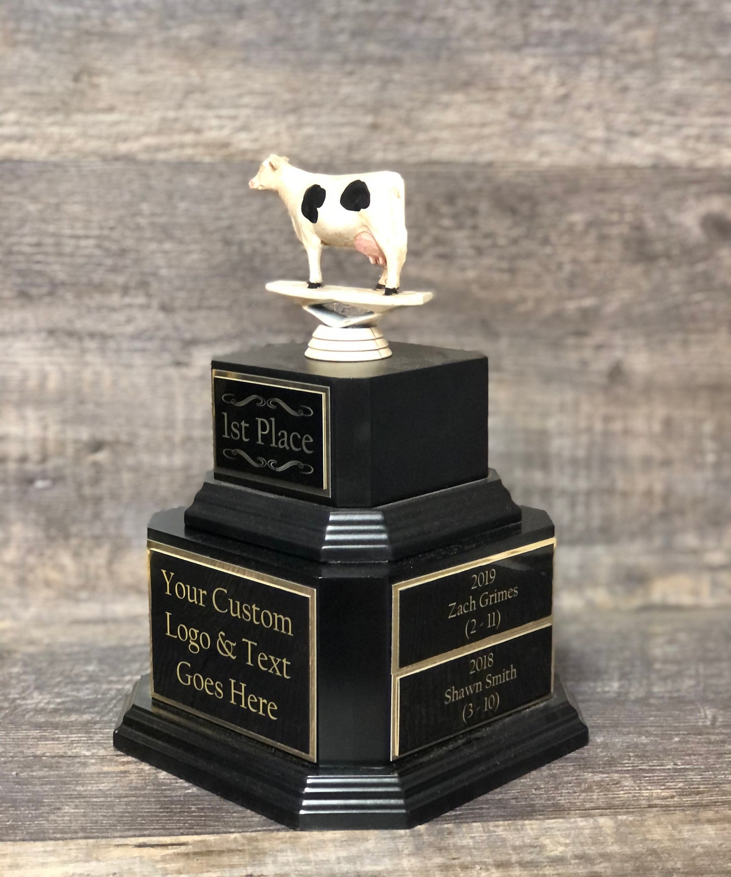 BBQ Trophy Perpetual Competition Cook Off Champion Trophy Best BBQ Trophy Cow Trophy Best Ribs Best Chicken Best Beef Trophy Award Winner