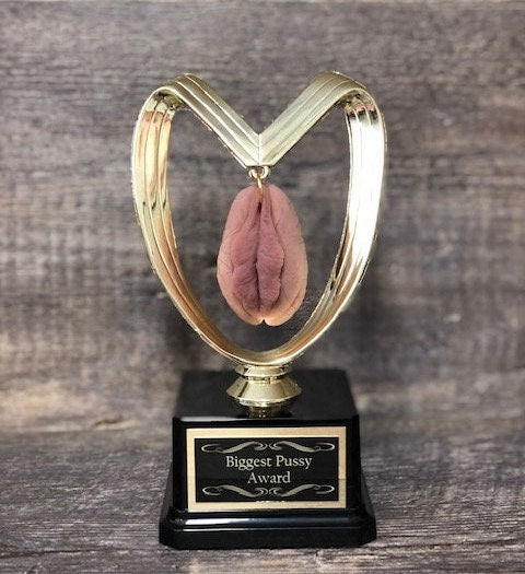 HAIRY Vagina Funny Trophy Loser Trophy Last Place Trophy Hairy Pussy Trophy Adult Humor Gag Gift Inappropriate Birthday Personalized Gift