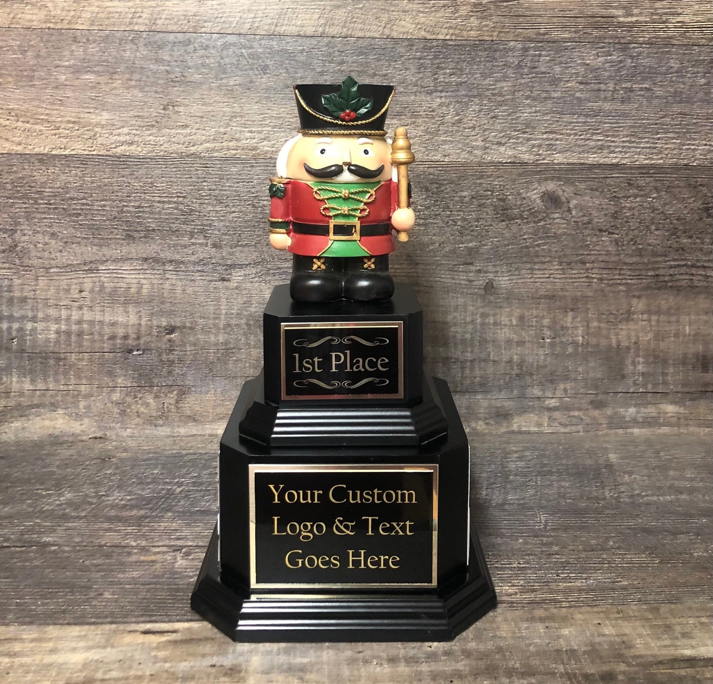 Ugly Sweater Trophy Contest Nutcracker Perpetual Christmas Trophy Ugliest Sweater Holiday Party Award Winner Holiday Cookie Bake Off