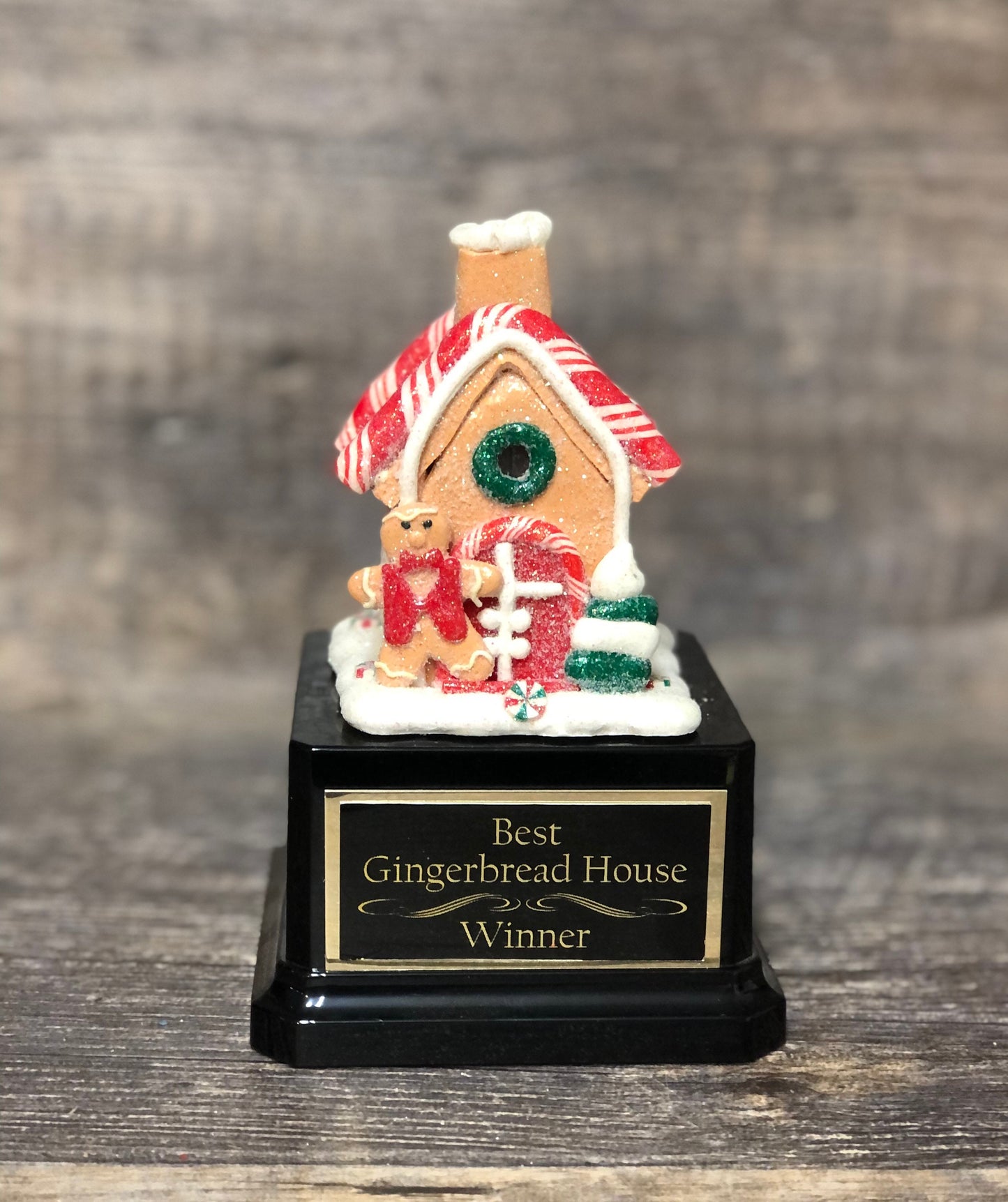 Gingerbread House Trophy Cookie Bake Off Competition Trophy Ugly Sweater Trophy Contest Award Winner Christmas Cookie Snowman Christmas