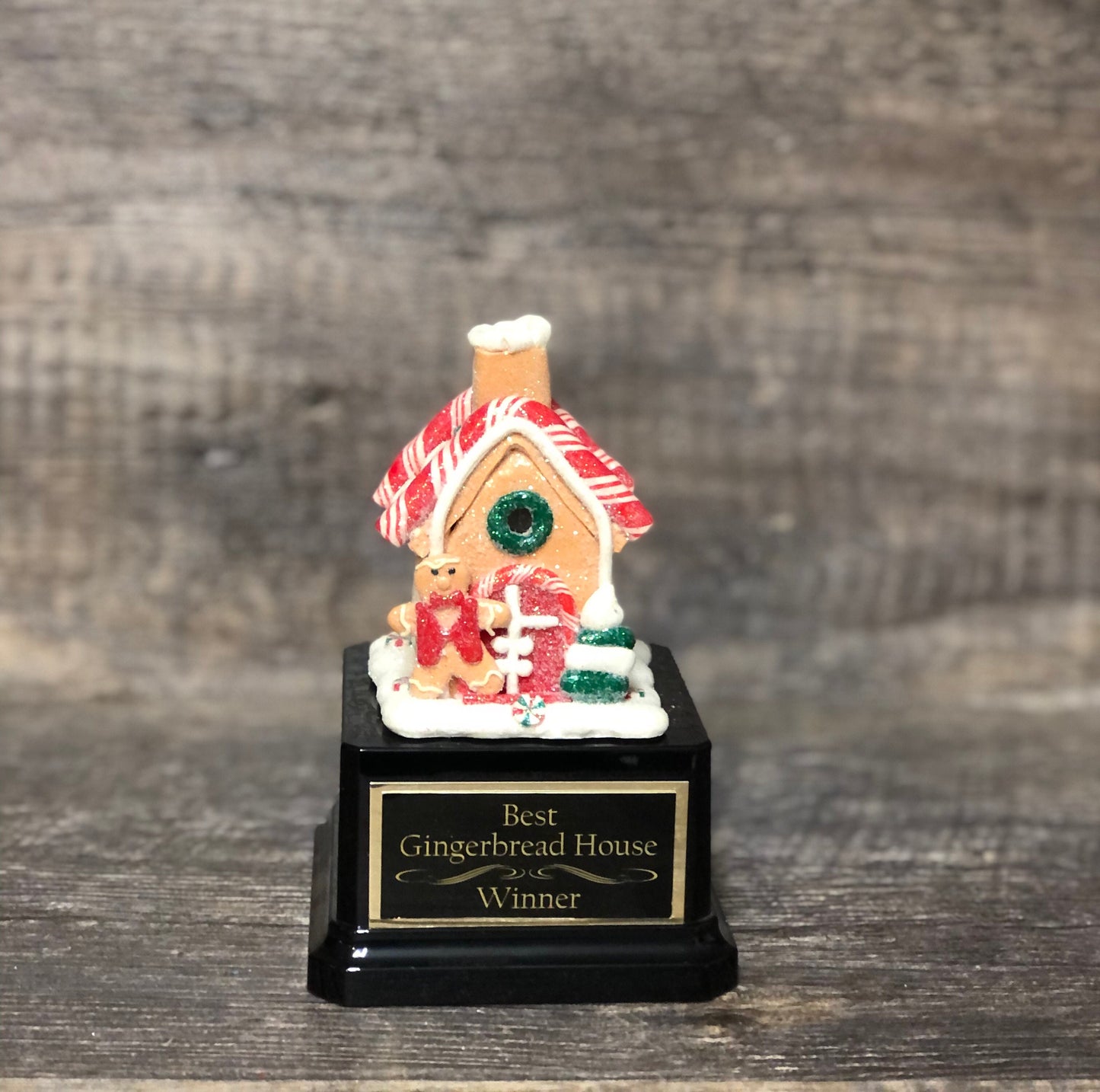 Gingerbread House Trophy Cookie Bake Off Competition Trophy Ugly Sweater Trophy Contest Award Winner Christmas Cookie Snowman Christmas