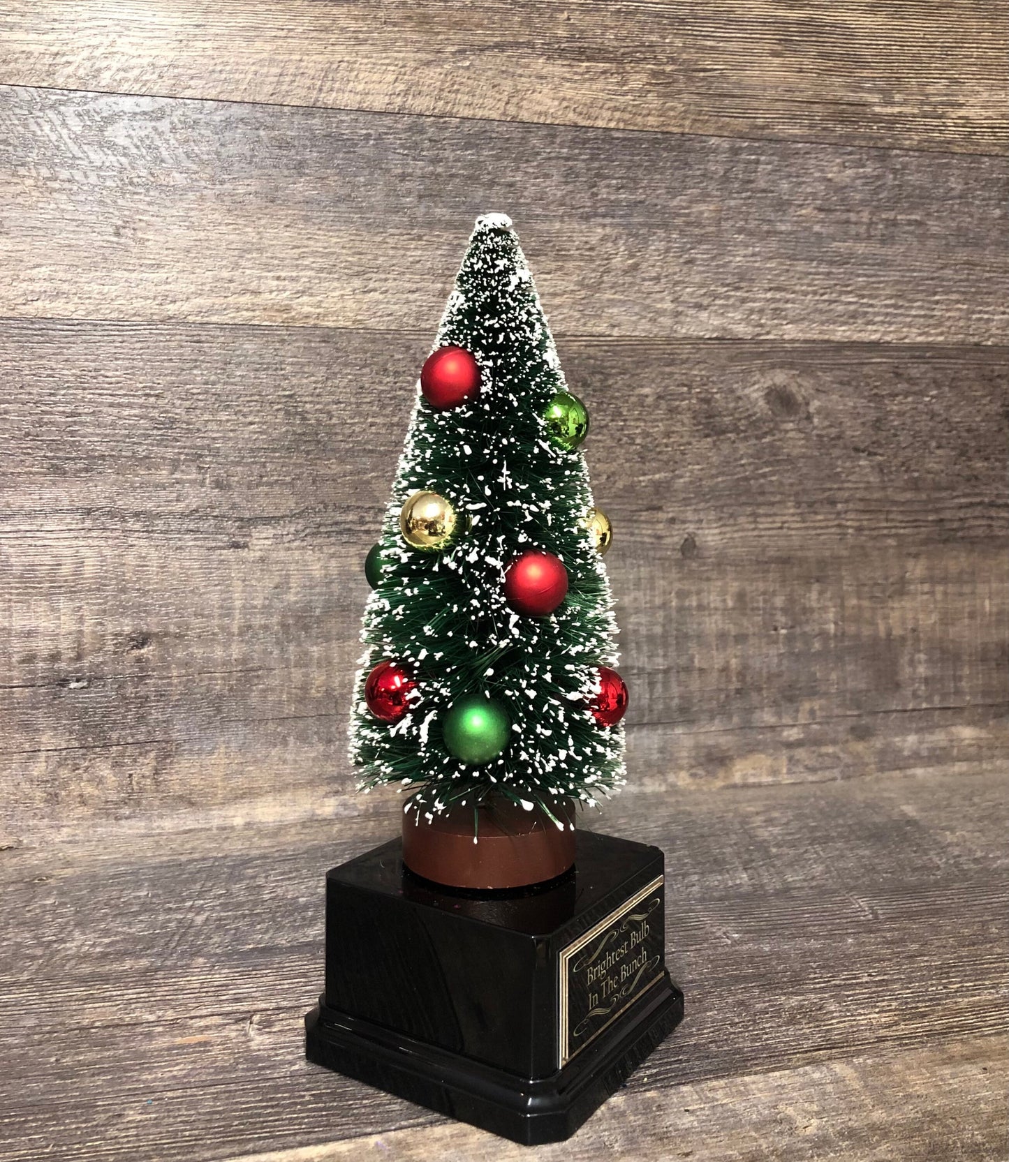 Best Decorated Tree Trophy Holiday Lights Bottle Brush Tree Neighborhood Christmas Trophy Gingerbread House Cookie Decorating Ugly Sweater