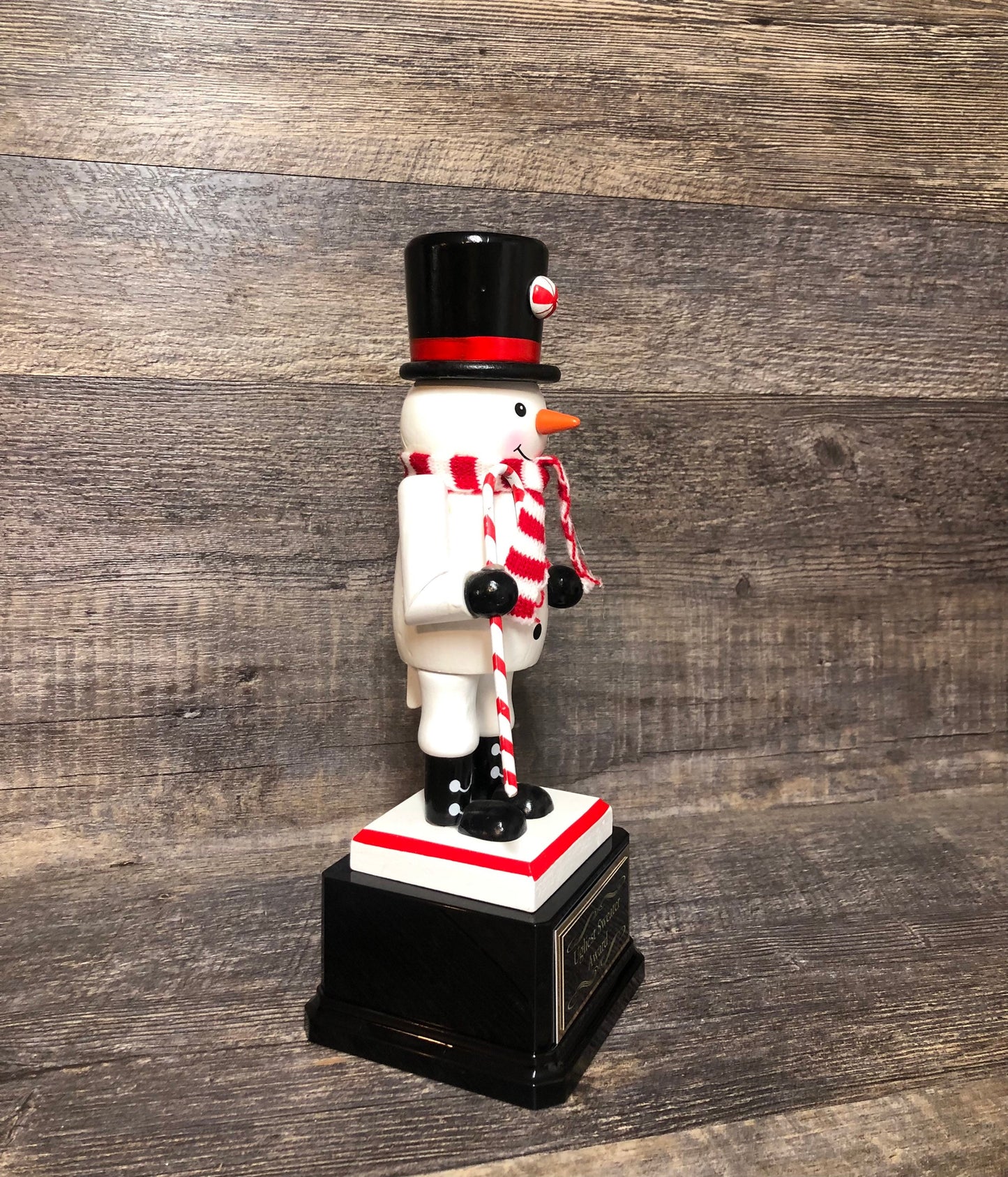 Ugliest Ugly Sweater Contest Christmas Trophy Party Door Decorating Trophy Winner SNOWMAN Nutcracker Cookie Bake Off Holiday Christmas Decor