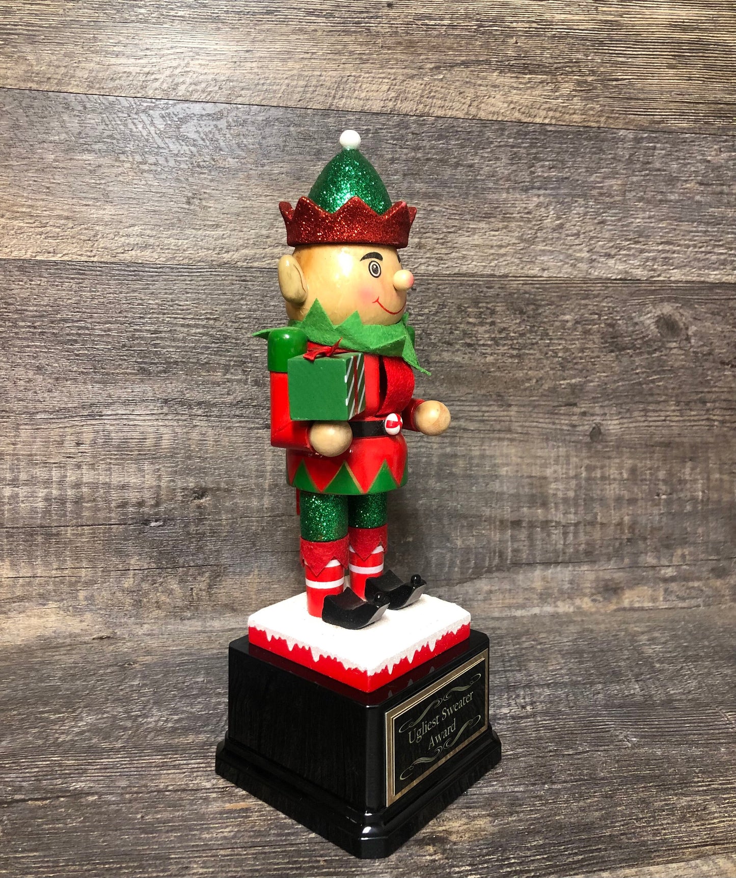 Ugliest Ugly Sweater Contest Christmas Trophy Door Decorating Trophy Winner NUTCRACKER Cookie Bake Off Holiday Christmas Decor