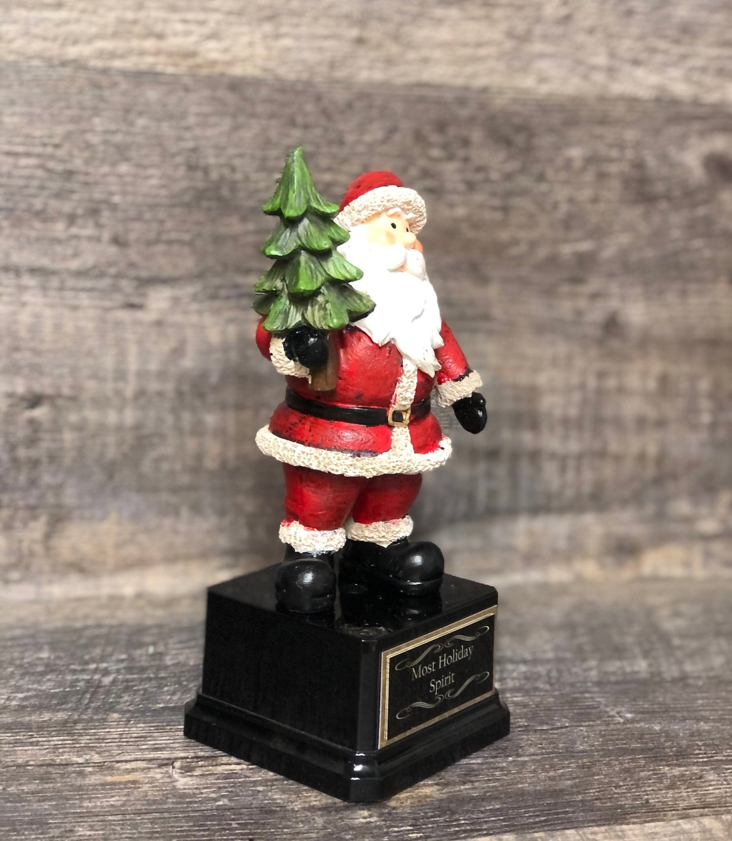 Most Holiday Spirit Christmas Trophy Ugly Sweater Trophy Santa Trophy Ugliest Sweater Holiday Party Award Winner Cookie Bake Off
