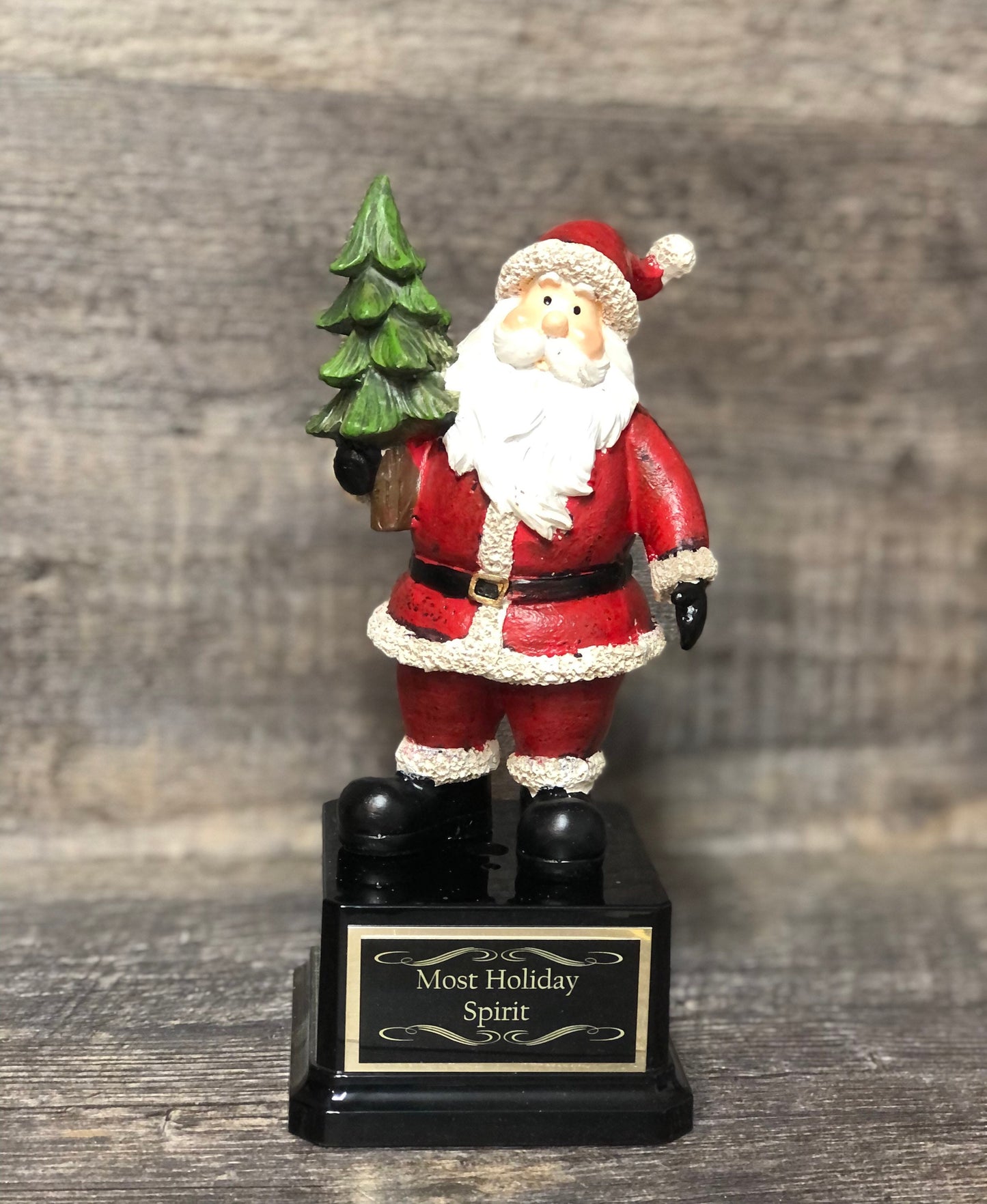 Most Holiday Spirit Christmas Trophy Ugly Sweater Trophy Santa Trophy Ugliest Sweater Holiday Party Award Winner Cookie Bake Off
