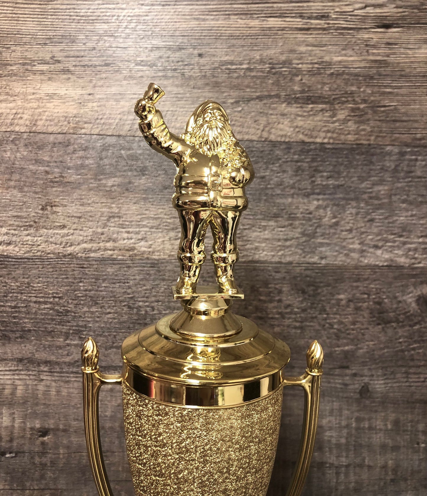Most Holiday Spirit Christmas Trophy Ugly Sweater Trophy Santa Trophy Ugliest Sweater Holiday Party Award Winner Cookie Bake Off