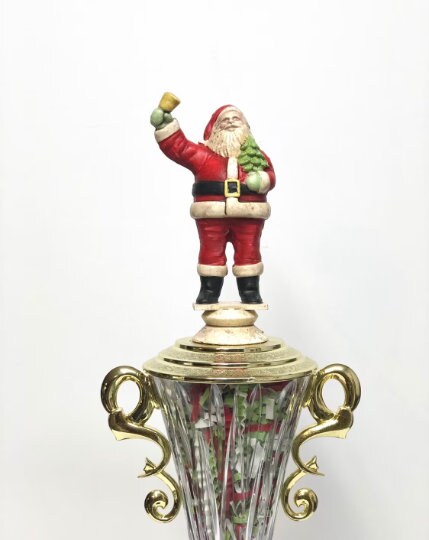 Most Holiday Spirit Christmas Trophy Ugly Sweater Trophy Santa Trophy Ugliest Sweater Holiday Party Award Winner Cookie Bake Off