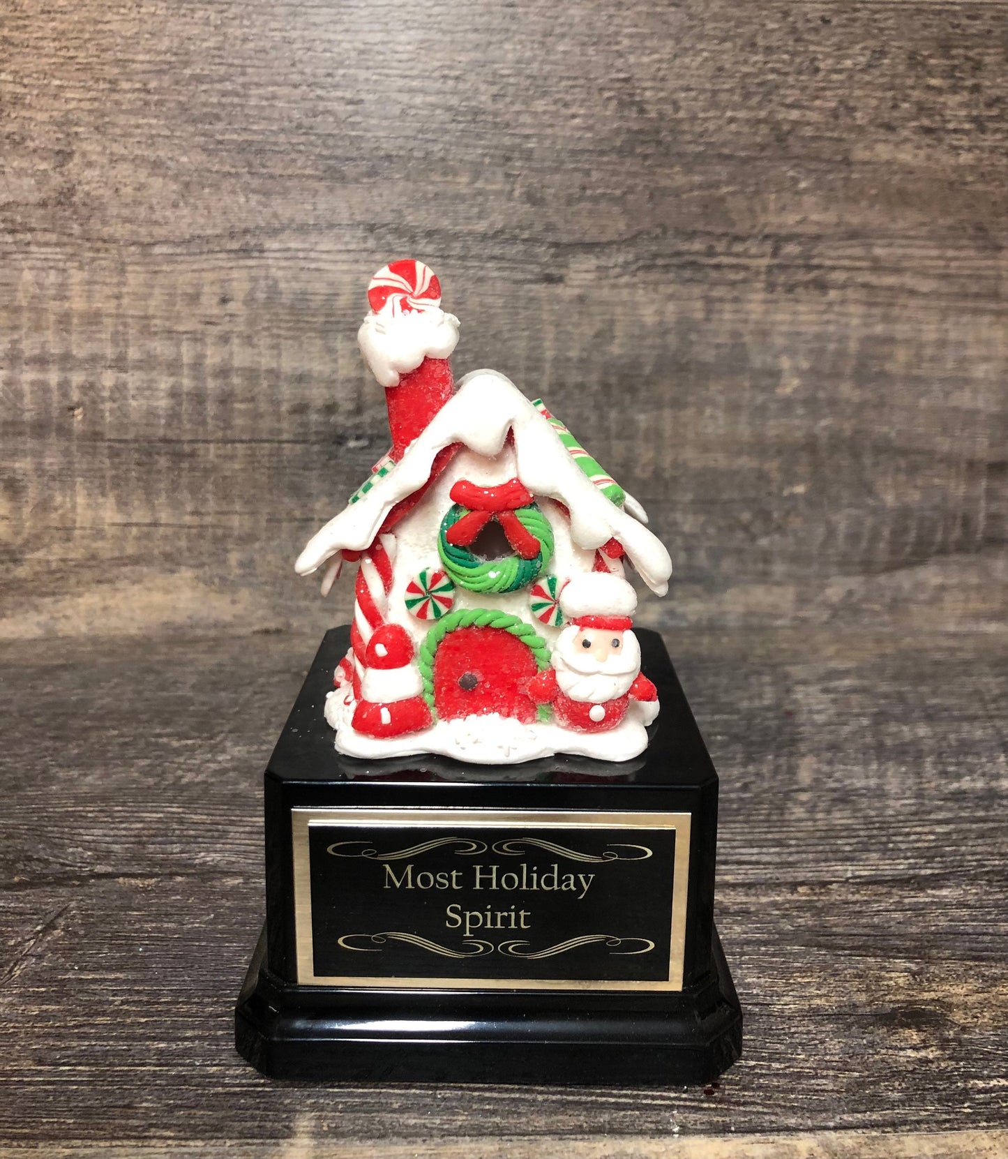 Christmas Trophy Trophies Gingerbread House Trophy Set Of 3 Christmas Cookie Decorating Champion Bake Off Competition Ugly Sweater Trophy
