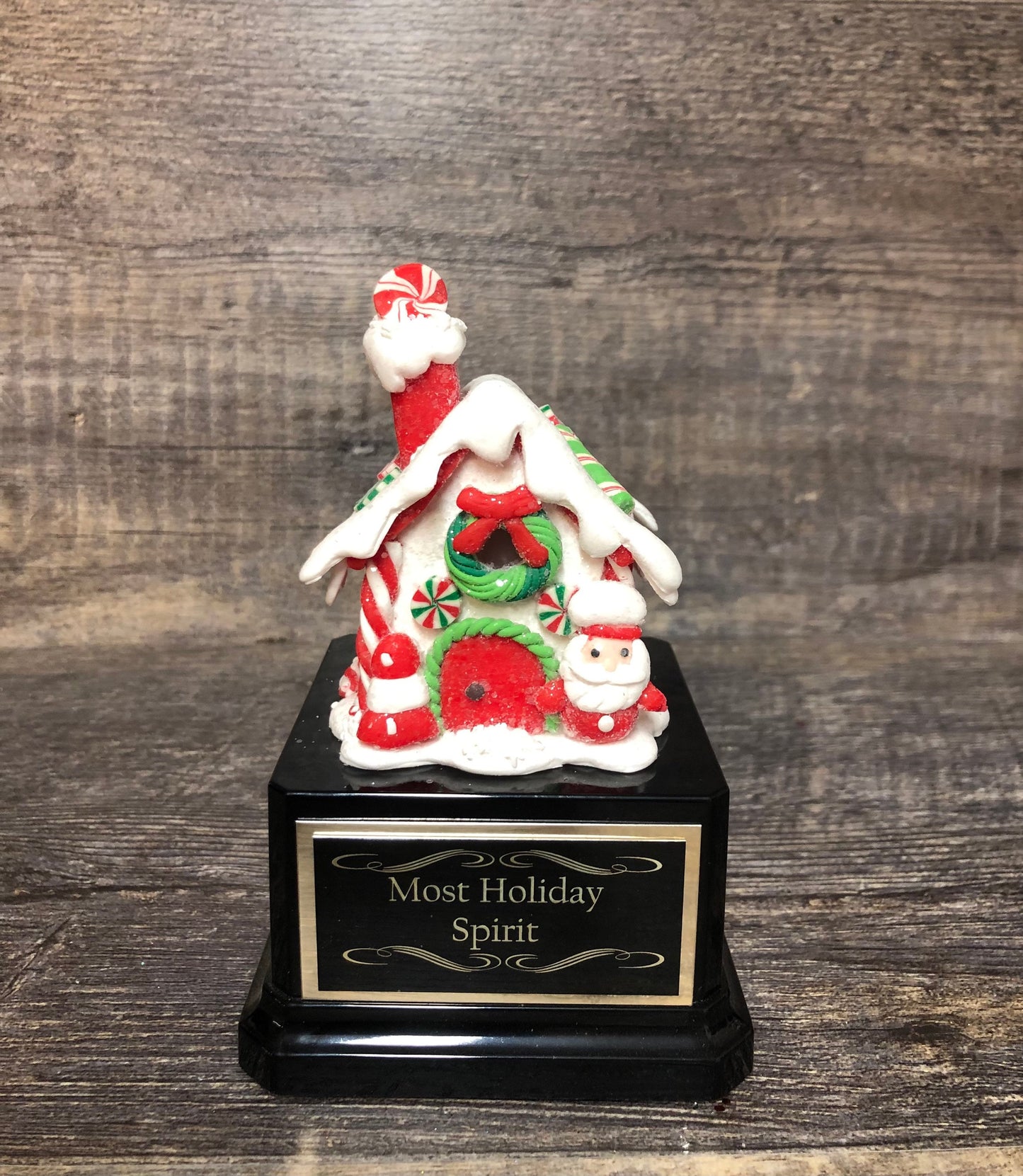 Gingerbread House Trophy Set Of 3 Christmas Cookie Decorating Champion Bake Off Competition Trophy Ugly Sweater Trophy Contest Award Winner