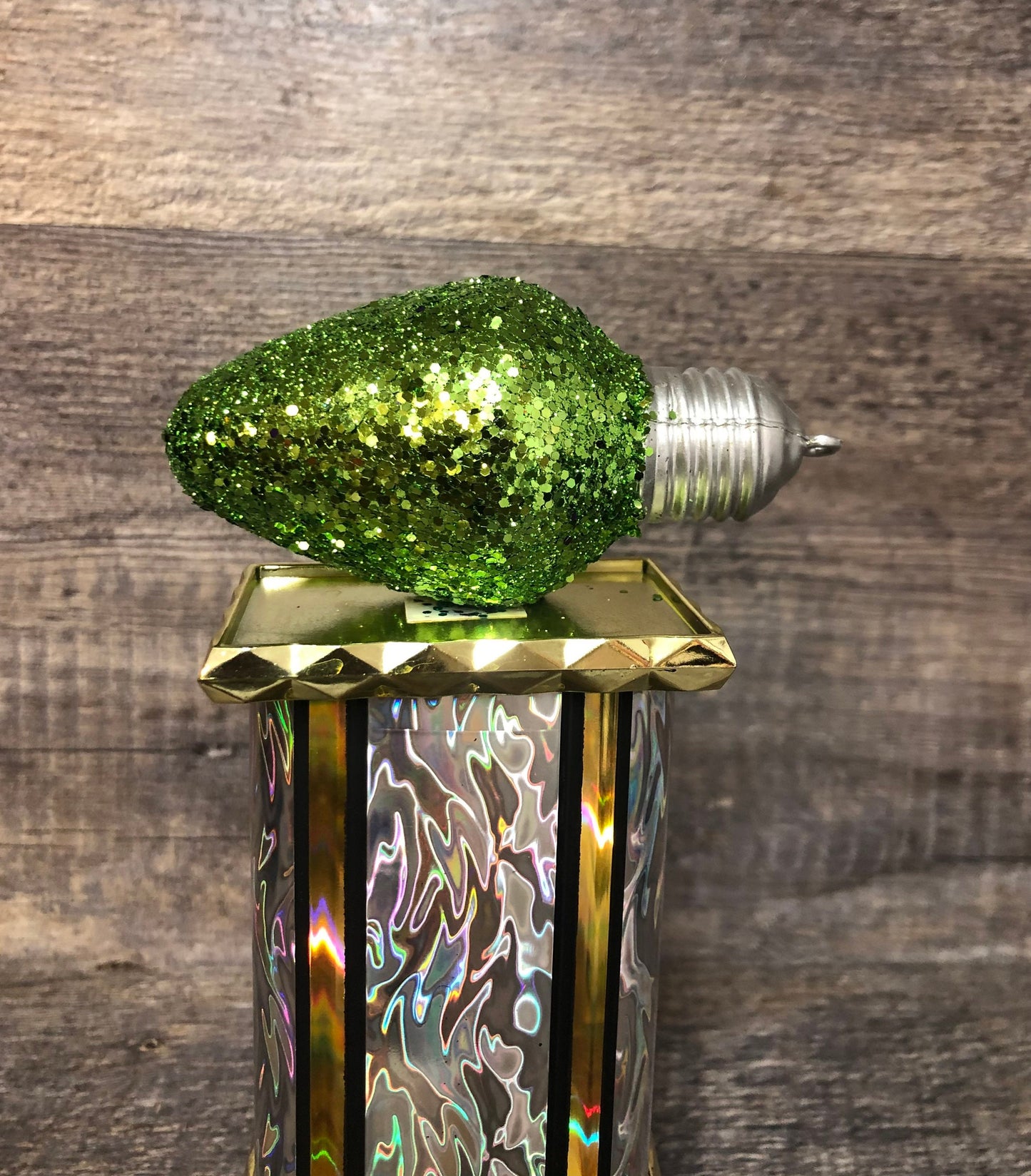 Best Decorated House Christmas Lights Trophy Neighborhood Brightest Bulb In The Bunch Christmas Ornament Ugly Sweater Holiday Trivia Party R