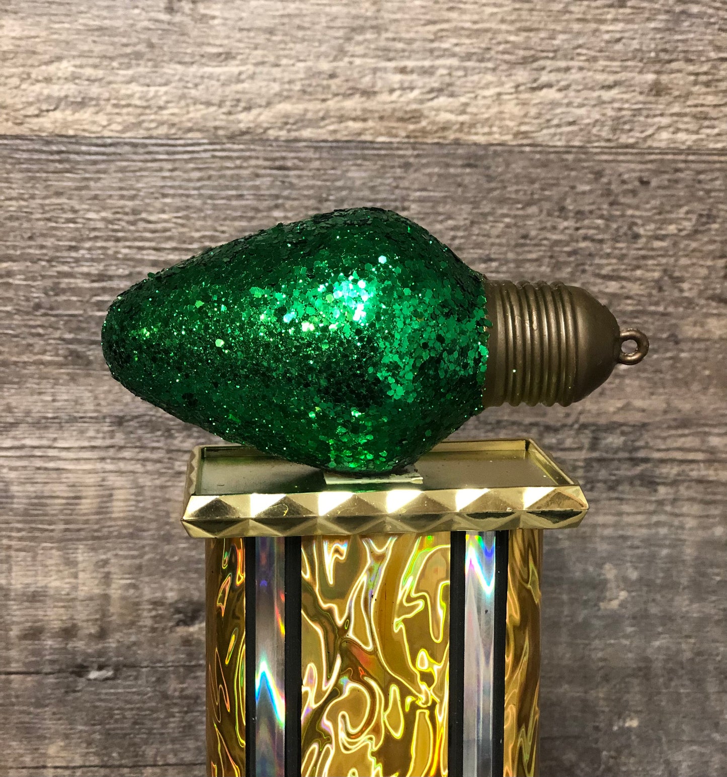 Best Decorated House Christmas Lights Trophy Neighborhood Brightest Bulb In The Bunch Christmas Ornament Ugly Sweater Holiday Trivia Party R