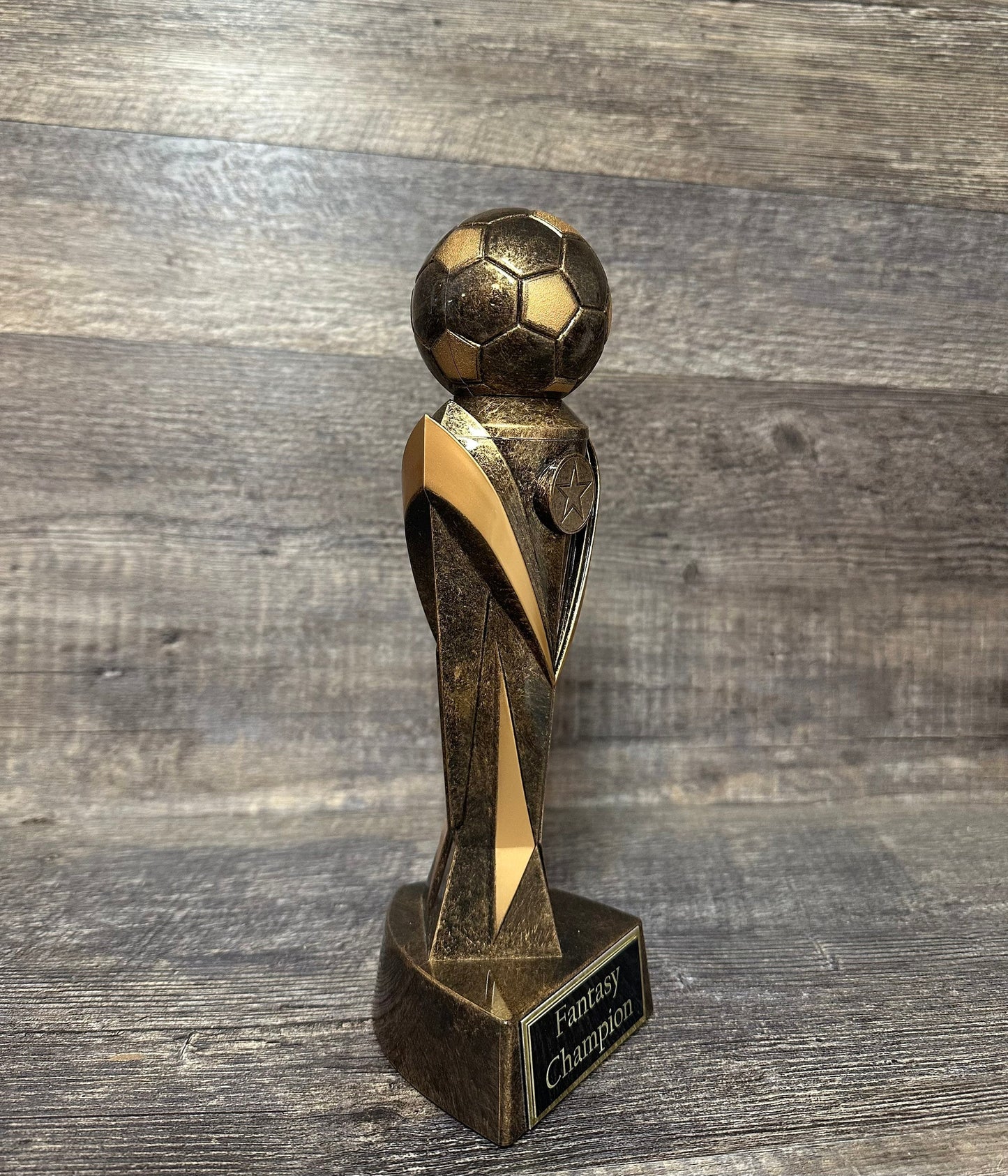 Soccer Trophy Fantasy Soccer 10.75" Trophy Champion Winner Fantasy League Custom Trophy Team Sports Award Free Engraving