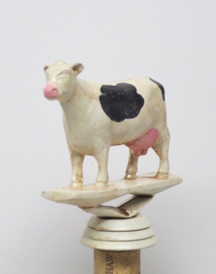 Wine Stopper Cow Bottle Cork Hand Painted BBQ Bottle Stopper Wine Cork Father's Day Gift Birthday Gift Wine Lover