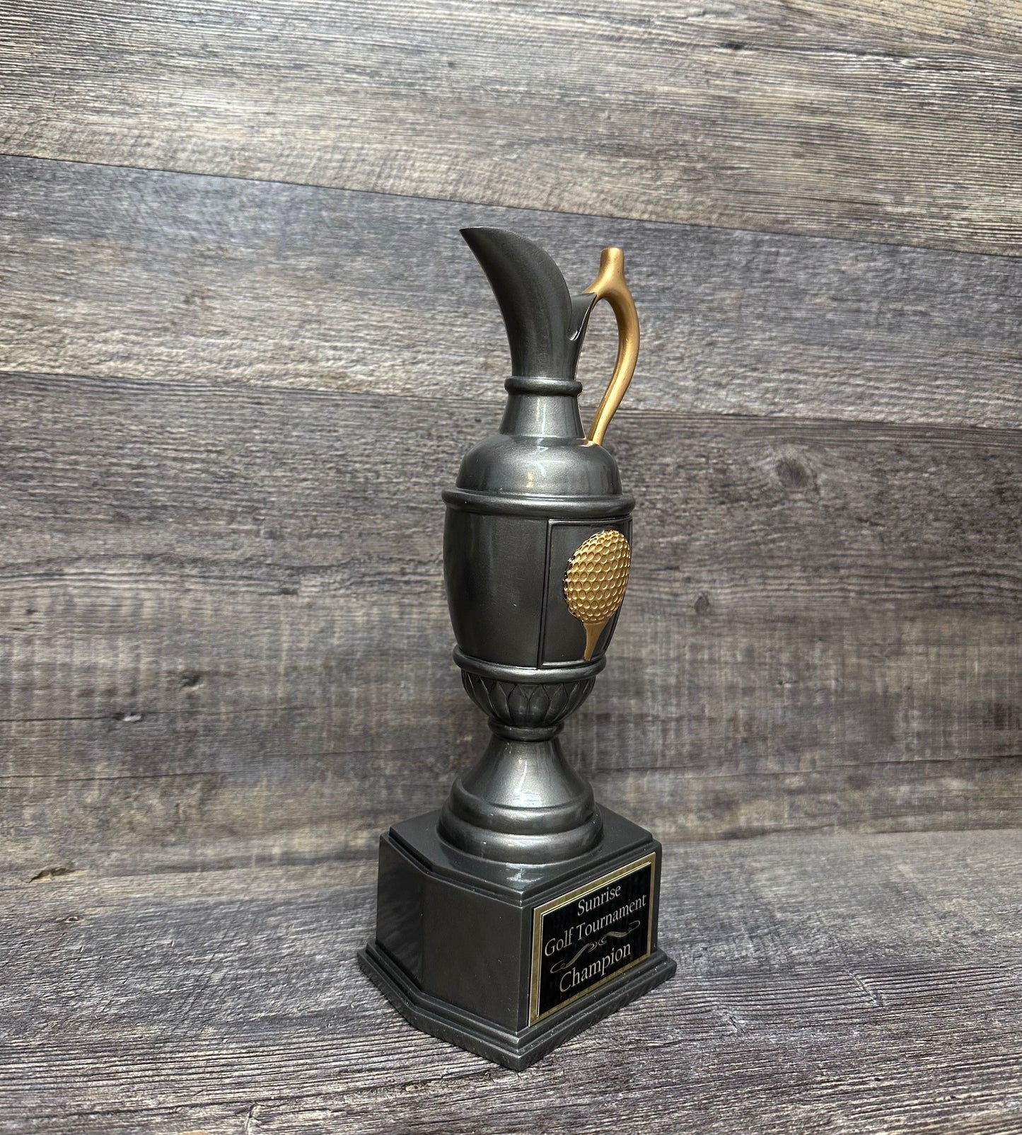 Golf Jug Trophy Tournament Trophy Golf Cup Charity Event Trophy Hole In One Under Par Bragging Rights Best Score Guys Weekend Trip