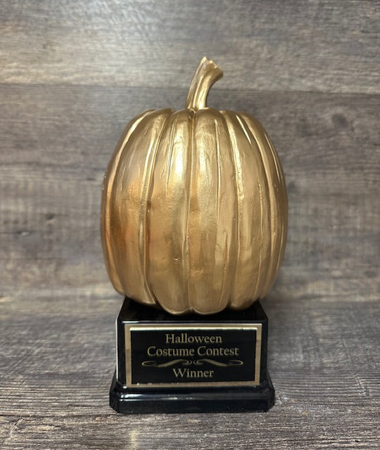 Halloween Trophy Golden Gold Pumpkin Carving Contest Jack O Lantern Best Costume Contest Prize Halloween Decor Halloween Trophies