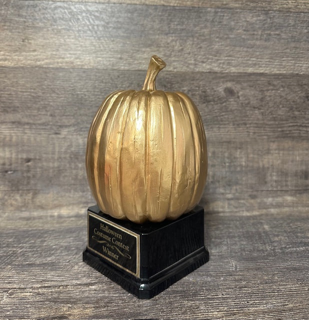 Halloween Trophy Golden Gold Pumpkin Carving Contest Jack O Lantern Best Costume Contest Prize Halloween Decor Halloween Trophies
