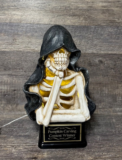 Skeleton Halloween Trophy Scariest Costume Contest Best Costume Dia De Los Muertos Skeleton Trophies Skull Vintage Halloween Decor (Copy)