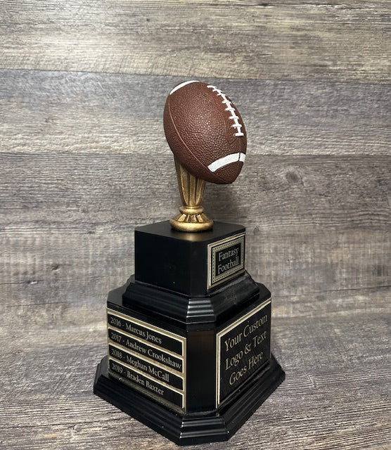 Perpetual Fantasy Football Trophy FFL Champion Trophy Fantasy Football League Trophy Sports Award Winner (Copy)