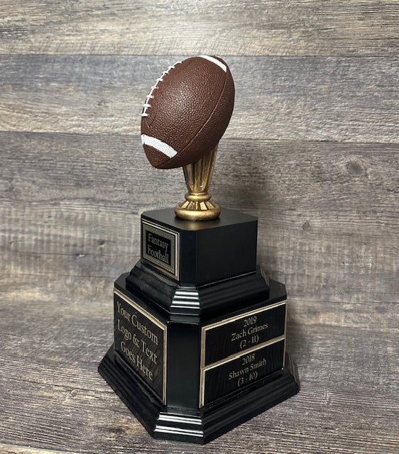 Perpetual Fantasy Football Trophy FFL Champion Trophy Fantasy Football League Trophy Sports Award Winner (Copy)