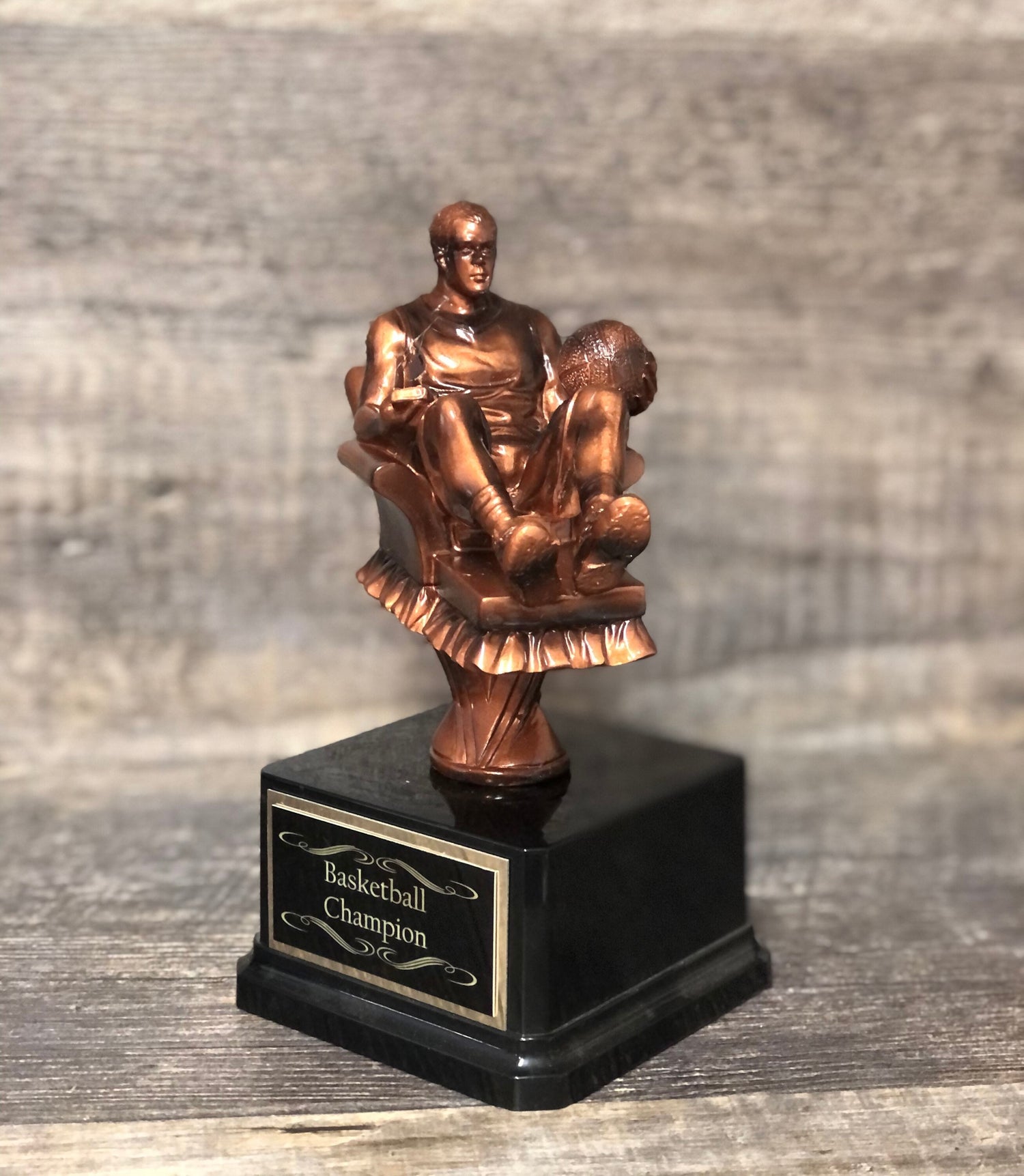 Basketball Trophy Fantasy Basketball Madness Trophy Bracket Winner Armchair Quarterback Personalized Championship Award Winner