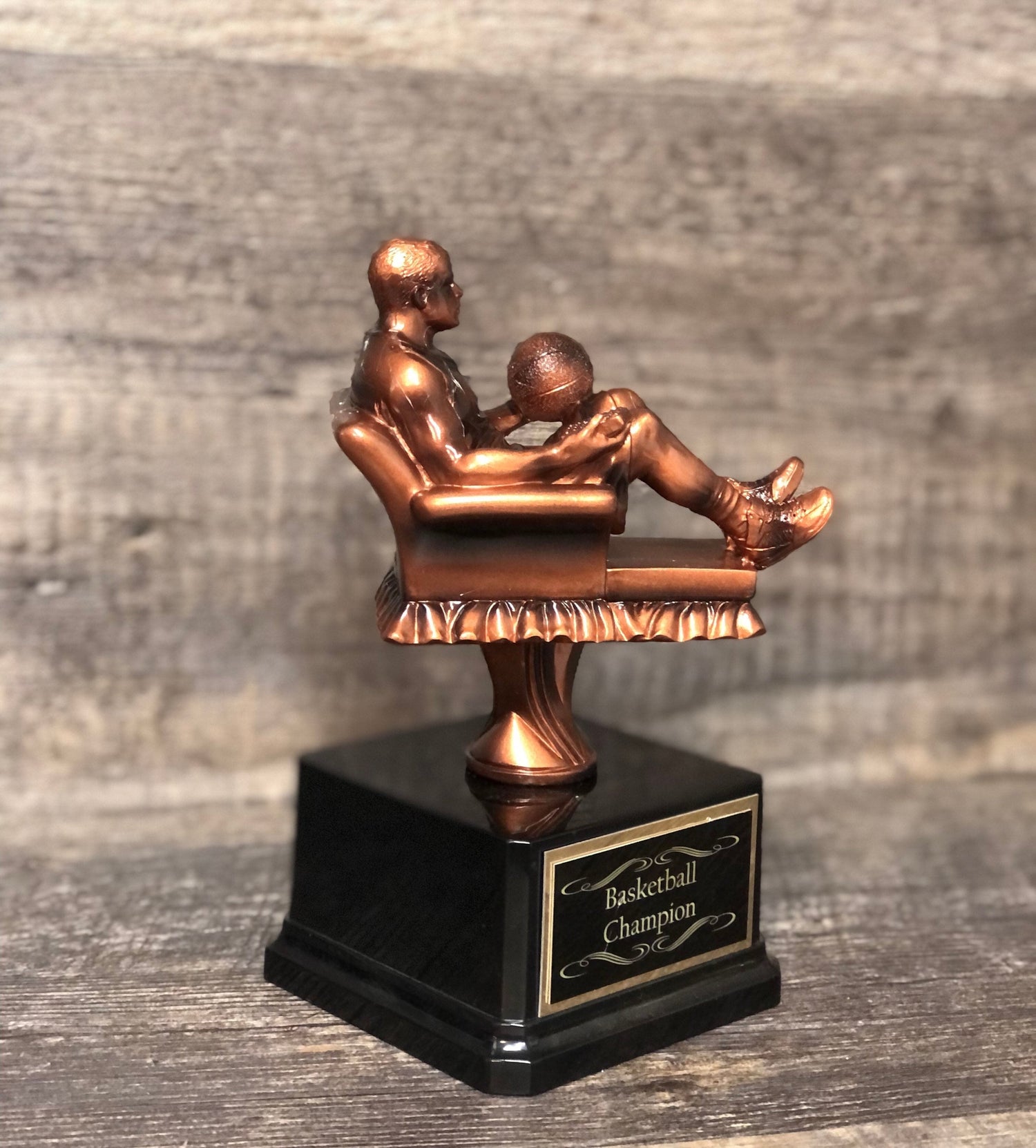 Basketball Trophy Fantasy Basketball Madness Trophy Bracket Winner Armchair Quarterback Personalized Championship Award Winner