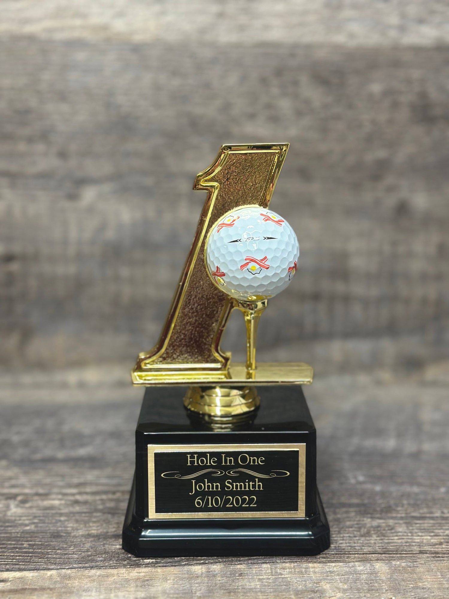 Golf Hole In One Trophy Tournament Trophy Classic Golf Charity Event Trophy Recognition Trophy Bragging Right Best Score Guys Weekend