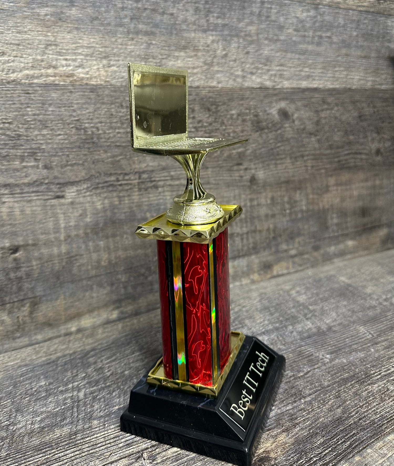 Funny Trophy Laptop Computer Best Gamer or IT Tech Award Computer Trophy Gag Gift Personalized Trophy Dad Gift Father's Day Gift