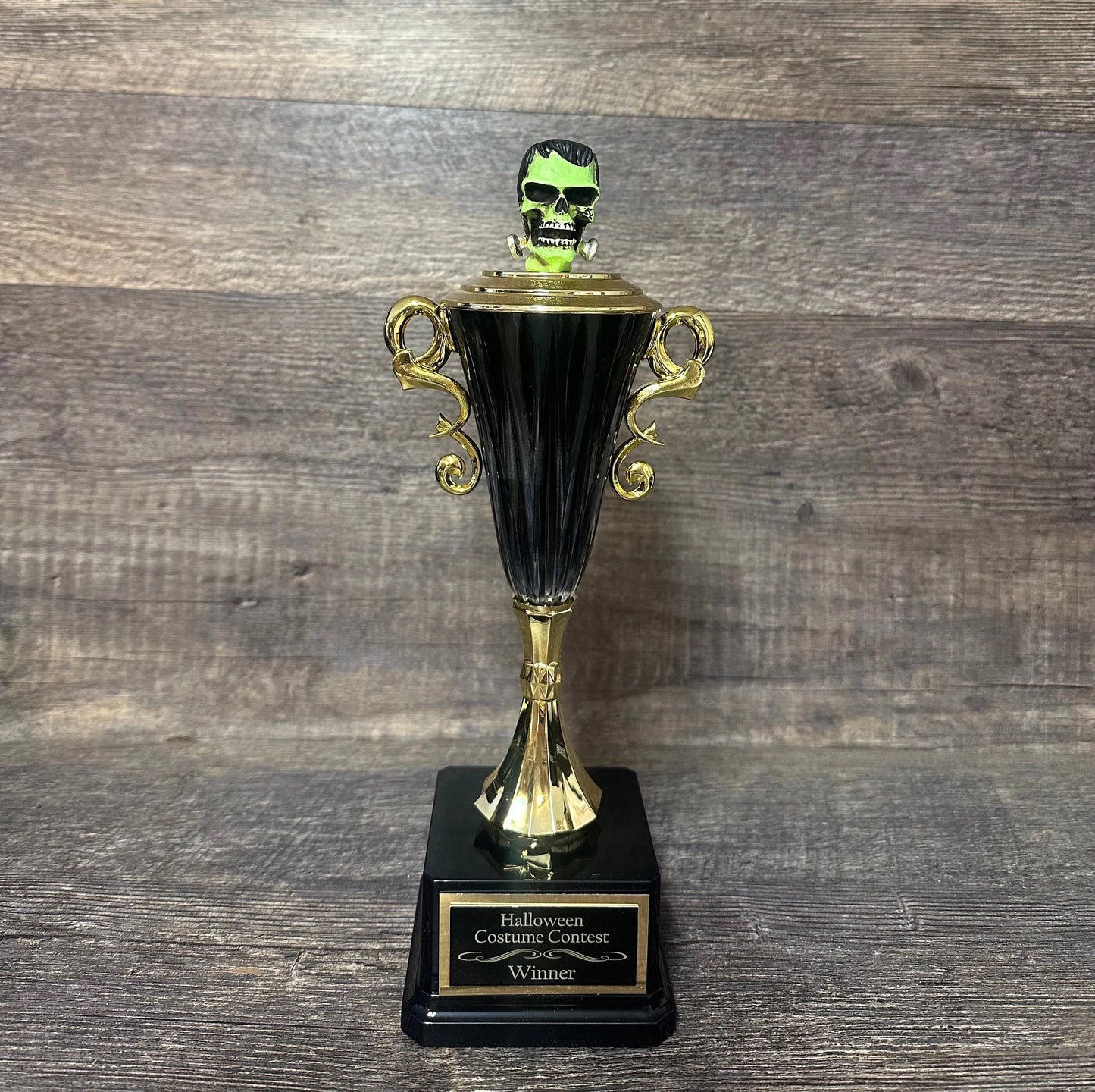 Halloween Trophy Green Beast Trophy Pumpkin Carving Contest Winner Costume Contest Halloween Decor Trunk Or Treat Pumpkin Decor