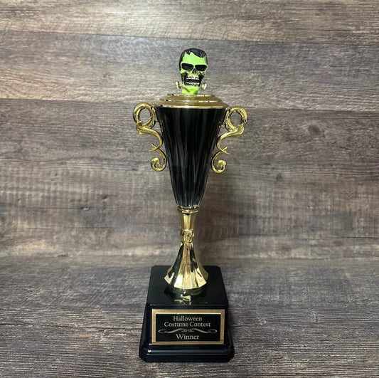 Halloween Trophy Green Beast Trophy Pumpkin Carving Contest Winner Costume Contest Halloween Decor Trunk Or Treat Pumpkin Decor