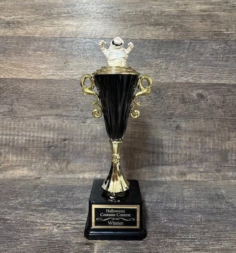 Halloween Trophy Mummy Trophy Pumpkin Carving Contest Winner Costume Contest Halloween Decor Trunk Or Treat Pumpkin Decor