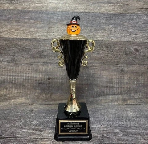 Halloween Trophy Pumpkin Trophy Silly Pumpkin Carving Contest Winner Costume Contest Halloween Decor Trunk Or Treat Pumpkin Decor