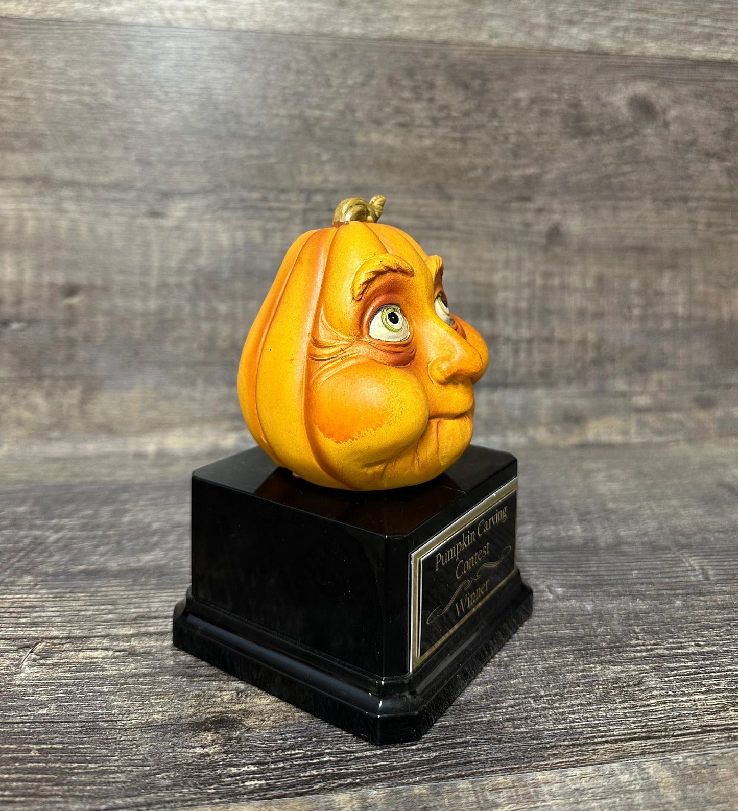 Halloween Trophy  Pumpkin Carving Contest Trophy or Best Costume Contest Silly Face Jack O Lantern Halloween Decor