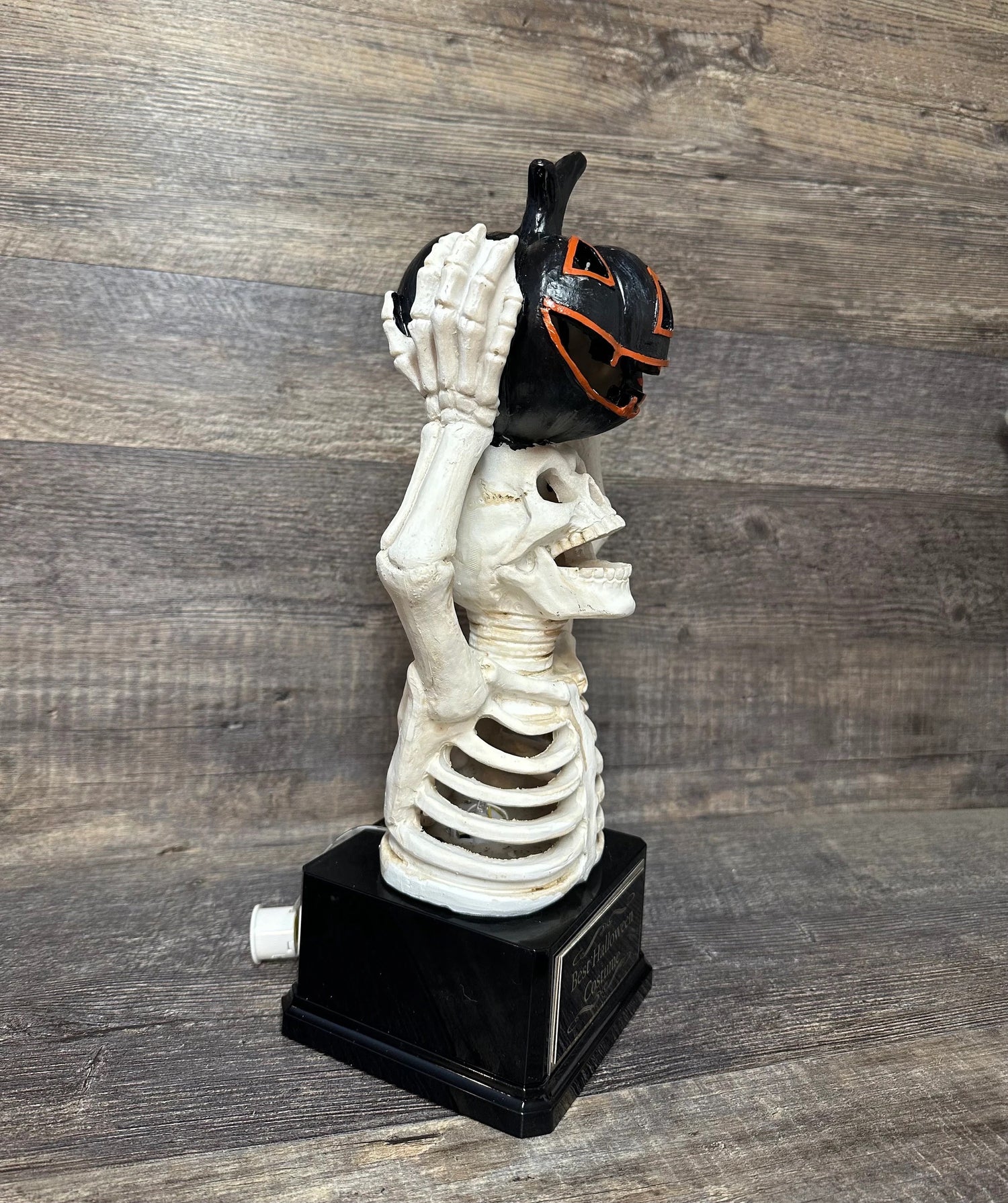 Halloween Trophy Skeleton Scariest Costume Contest Best Costume Dia De ...