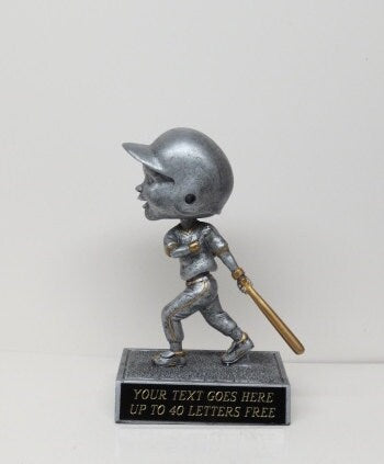 Baseball Trophy Award Funny Baseball Bobble Head & Body 6" Personalized Trophy