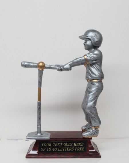 T Ball Baseball Trophy Kids TrophySports Award  T-Ball Jr League Includes FREE ENGRAVING