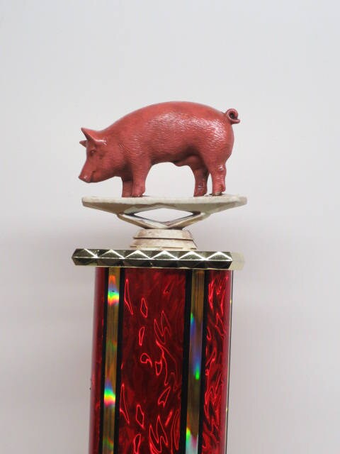 BBQ Trophies Pig Trophies Best BBQ Trophy BBQ Cook Off Trophies Best Ribs Smoked Pork Grill Master Award Winning Champion Champ 4th of July