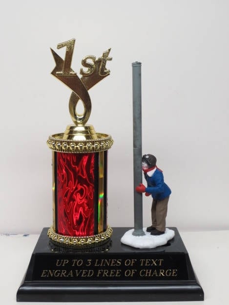 Ugly Sweater Contest Trophy Ugliest Winner Funny Trophy Holiday Decor Cookie Bake Off Trophy