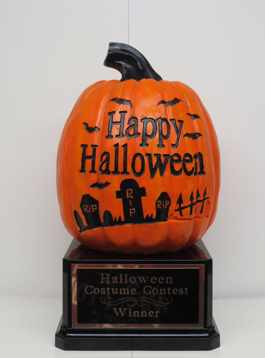 Halloween Trophy Trophies Best Costume Contest Pumpkin Carving Contest Scariest Costume Best Couple Jack O Lantern Halloween Decor
