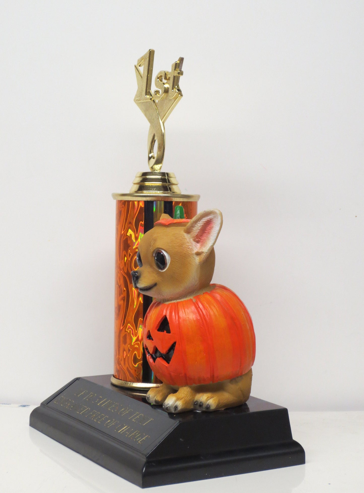 Halloween Trophy Trophies Costume Contest Pumpkin Carving Contest Winner Pumpkin Trophy Dog Trunk or Treat Halloween Decor Jack O Lantern