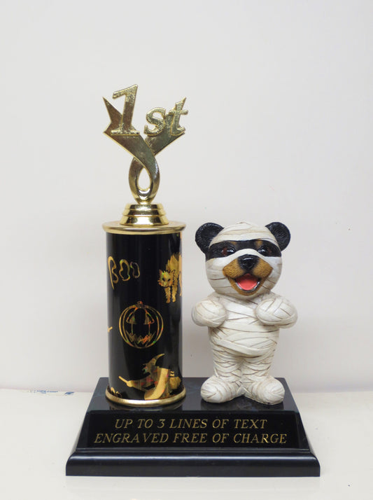 Halloween Trophy Trophies Best Costume Contest Winner Pumpkin Carving Contest Mummy Halloween Decor Trunk or Treat Scariest Costume Winner