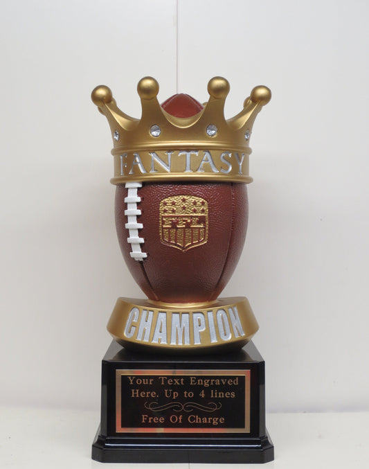 Fantasy Football Trophy League Trophy FFL Trophy ** SEE DESCRIPTION ** 11" League Champion Champ Trophy Crown Football League