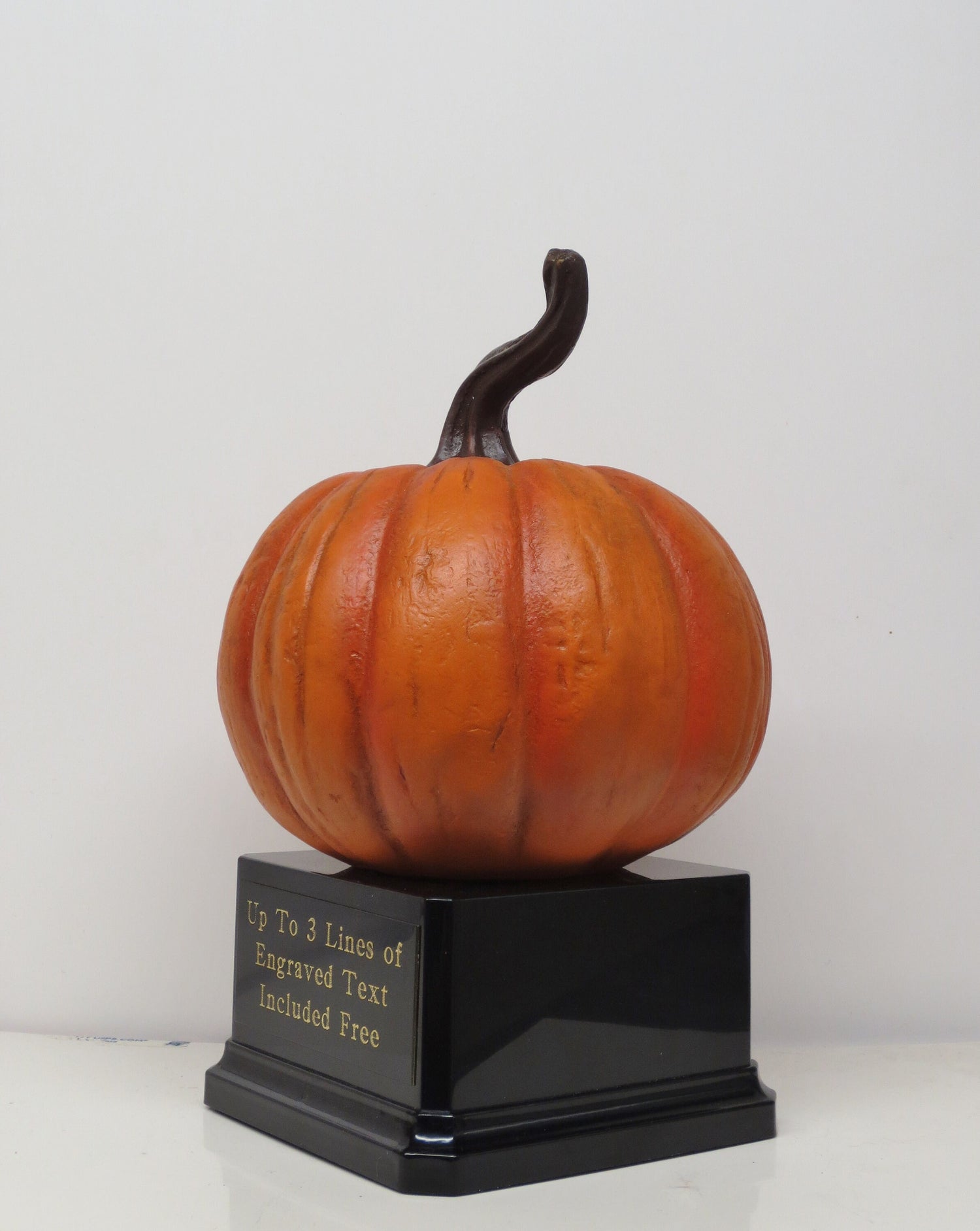 Halloween Trophy Costume Contest Winner Pumpkin Carving Contest Detailed Pumpkin Trophy Jack O Lantern Trophy Trunk or Treat Halloween Decor