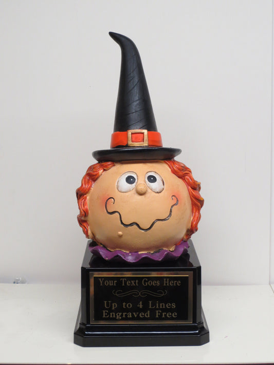 Halloween Trophy Best Costume Winner Pumpkin Carving Contest Pumpkin Trophy Best Costume Trophy Witch Halloween Decor Trunk or Treat