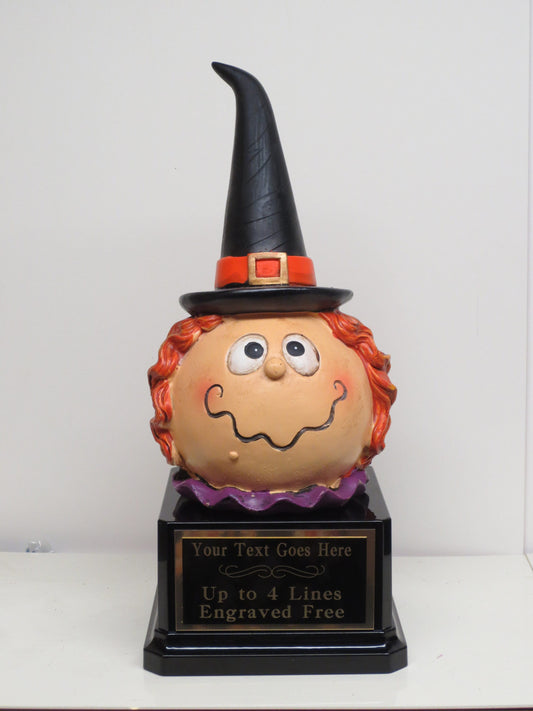 Halloween Trophy Best Costume Winner Pumpkin Carving Contest Pumpkin Trophy Best Costume Trophy Witch Halloween Decor Trunk or Treat