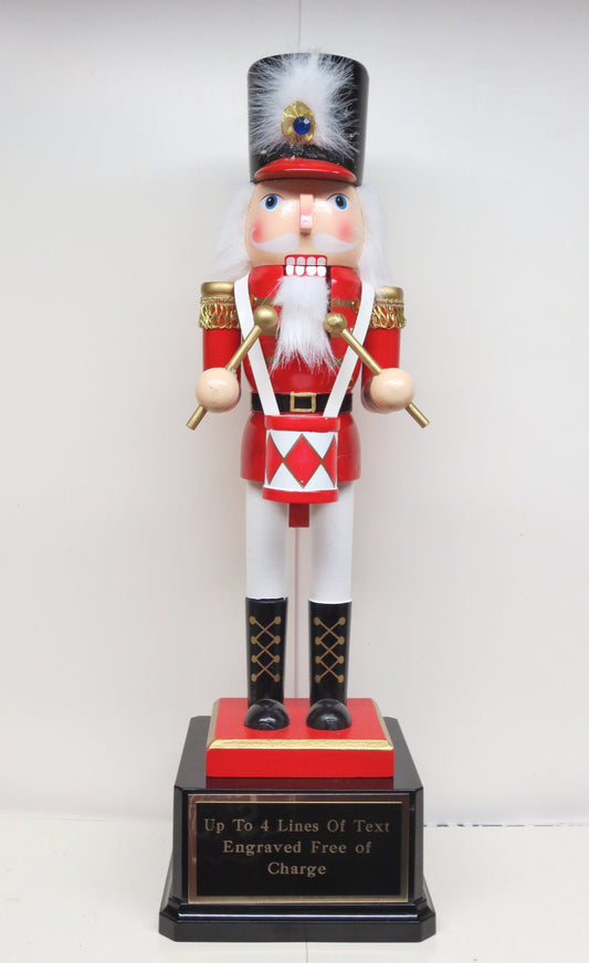 Gingerbread Cookie Bake Off Holiday Christmas Trophy Ugly Sweater Contest Christmas Holiday Party Large 17" SOLDIER Nutcracker Holiday Decor