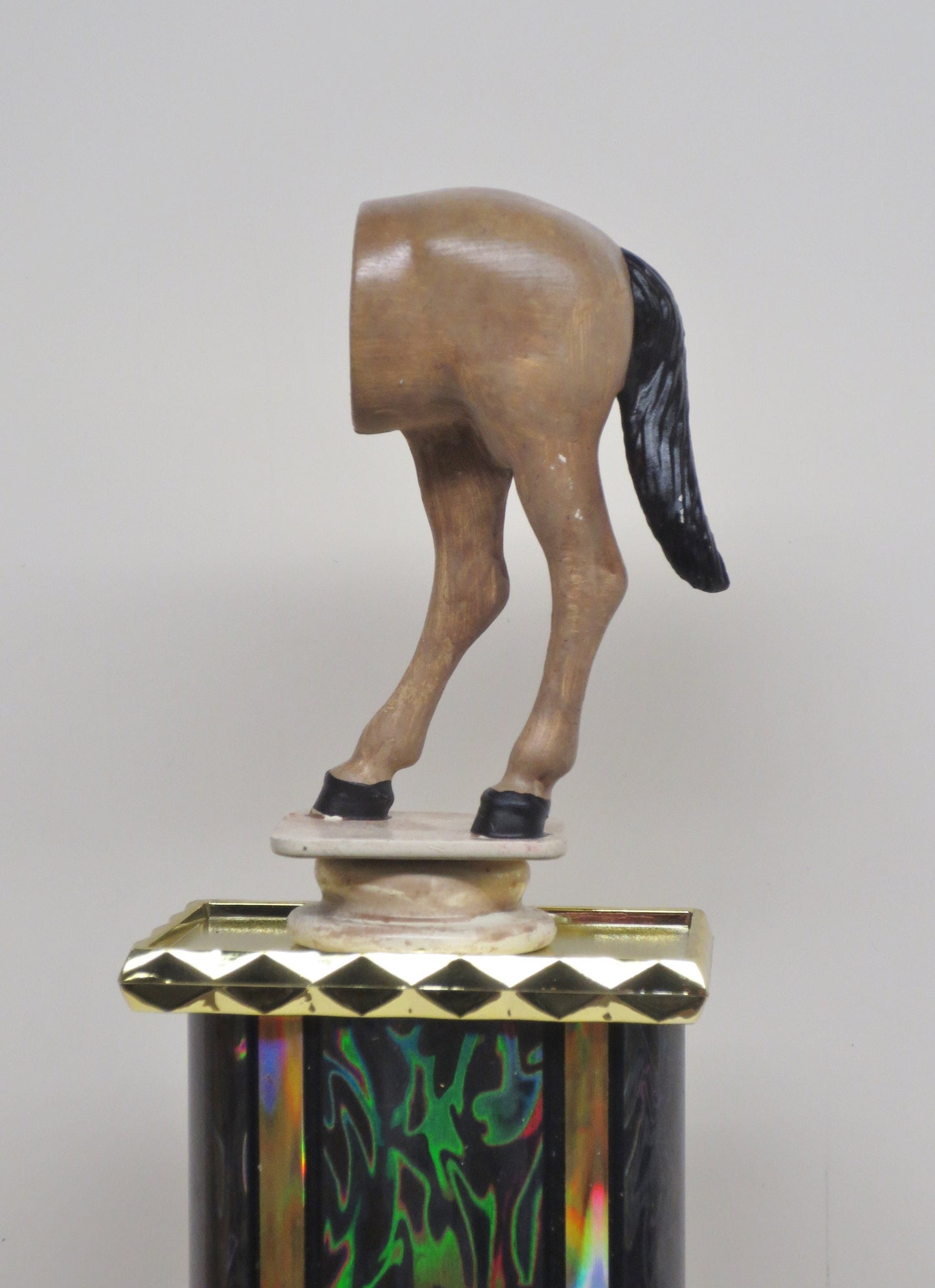 Horse's Rear / Biggest Ass Award Funny Trophy Fantasy Football League LOSER Trophy FFL Jack Ass Trophy Last Place Fantasy League Award